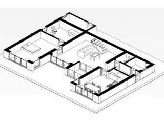 Casă de locuit individuală cu 2 niveluri P+E /stil modern/227.2m2/reconstrucții/proiecte/3D/renovari foto 12