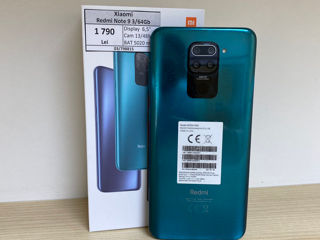 Xiaomi Redmi Note 9 3/64 Gb 1790 lei