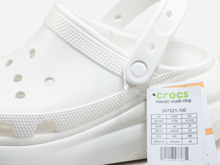 Crocs Classic Crush Clog White Women's foto 2