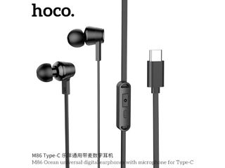 Căști digitale universale HOCO M86 Ocean cu microfon pentru Type-C
