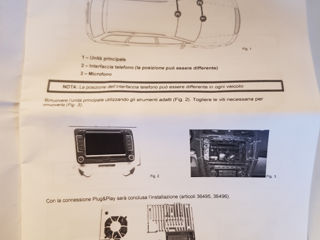 Комплект громкой связи для vw, seat, skoda foto 6