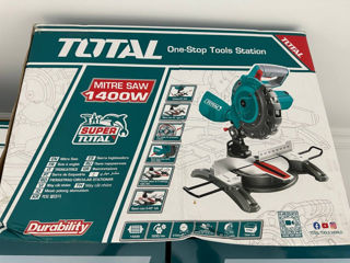 Торцовочная пила Total 1400w 210mm foto 2