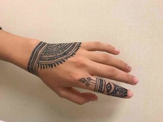 Tatuaj temporar. Acoperă cicatrici. Desenez rune scandinave. foto 6