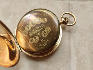 Ancre spiral Breguet 14 carat gold. 1910 foto 5