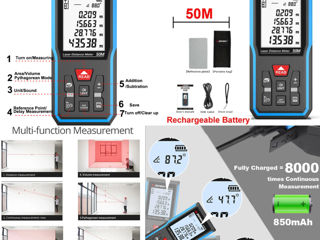 Sndway h-d510a - lasermetru 0-50 metri cu precizie inalta foto 2