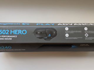 Logitech G502 Hero + G240 Mouse Pad