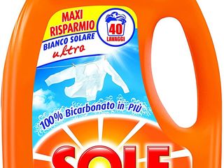 Detergent lichid Sole cu bicarbonat, 40 spalari