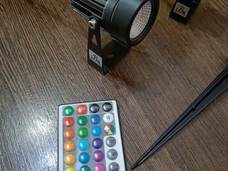 Lumini LED RGB de gradina 20m 18W  din Aluminiu foto 2