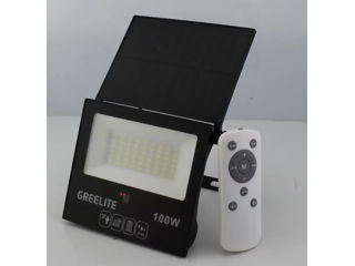 Projector cu panou solar JX 010 100W Lampa solară pe stâlp JX 010 100W este soluția ideală pentru il foto 8