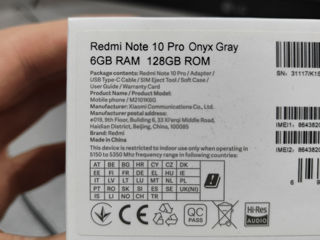 Xiaomi Redmi Note 10 Pro 128Gb + 6 Huse Cadou foto 10