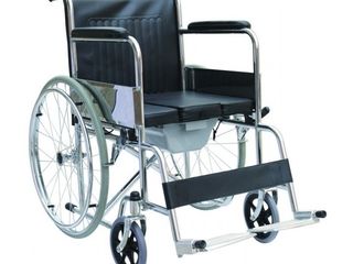 Carucior fotoliu rulant invalizi cu WC tip3 Инвалидная коляска/инвалидное кресло с туалетом тип3 foto 6