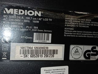 Medion 106,7cm / 42 LCD TV foto 2