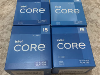 Intel Core i5-12400 BOX / Intel Core i5-12400F BOX / Intel Core i3-12100F / Intel Core i5-11400F BOX foto 1