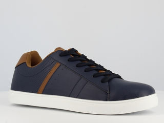 Adidasi casual pentru barbati Low Sneakers - albastru inchis / Мужские кроссовки Low Sneakers - т...