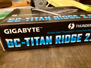 Тhundеrbоlt 3 Аdaрter (40 Gb/s) Gigаbytе GС-Тitan Ridge 2.0