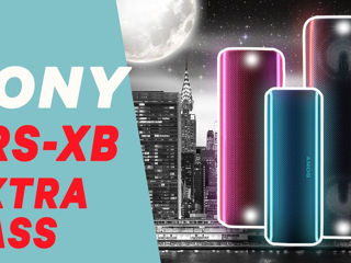 Boxa portabila Sony SRS-XB41, Bluetooth, Extra Bass, NFC, Wi-Fi, Rezistenta la apa, Bordo 2100lei foto 5