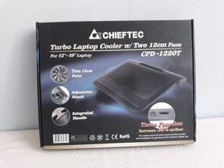 Подставка (Кулер) для ноутбуков "Chieftec CPD-1220T, размер 12"-19", черного цвета foto 4