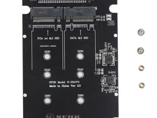 SATA M.2 SSD to 2.5 SATA NVMe M.2 NGFF SSD to SFF-8639 (U.2) Adapter Converter