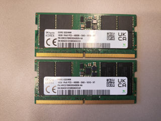 DDR5 32gb(2x16GB) hynix sodimm для ноутбука