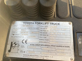 Stivuitor Toyota diesel 2t foto 4
