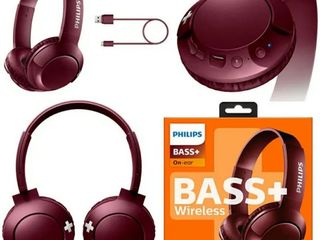 Беспроводные наушники philips bass+ shb3075 new foto 2