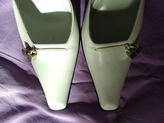Белые туфли, кожа, новые, 37р foto 4