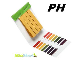 Benzi pH hartie de turnesol testare pH, Лакмусовые pН-полоски,тест анализатор pH foto 2