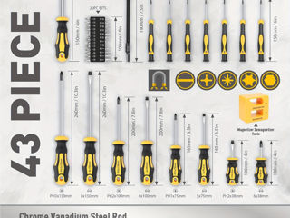 Набор отверток, 43 предмета foto 2