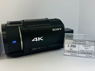 Video camera Sony FDR-AX43 (digital 4K , WiFi , Zoom X30) . 5290 lei