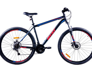 Bicicleta de munte Aist Quest Disk 29, Black/Blue foto 1