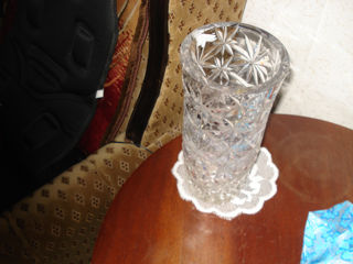 Vaza de flori de kristal foto 2