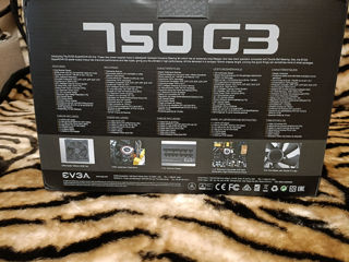 EVGA SuperNOVA G3 750 W 80PLUS Gold новый foto 2
