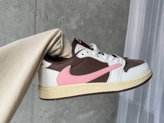 Nike Air Jordan 1 Low Dark Pony / Pink Oxford x Travis Scott фото 8