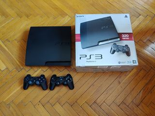 PS3 slim-прошитая+45 игр+ джостики foto 5