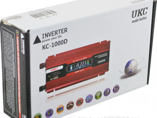 Преобразователь 1000W + LCD 12V-220V/Invertor tensiun foto 5