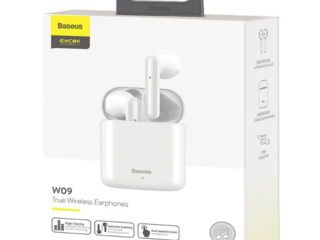 Беспроводные Bluetooth наушники Baseus W09 TWS foto 6