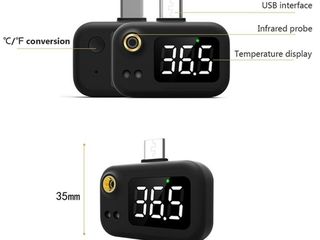 Termometru portativ mic de la telefon foto 5
