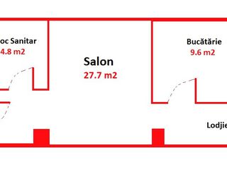 1-комнатная квартира. новострой. 7эт-20900е-52м2. торг foto 7