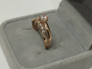 Женское золотое кольцо 585 пробы.Inel din aur 585 foto 4