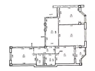 Apartament cu 3 camere, 105 m², Sculeni, Chișinău