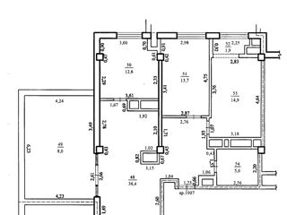 Apartament cu 2 camere, 93 m², Ciocana, Chișinău