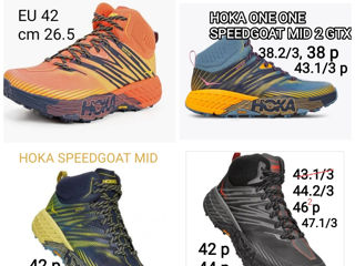 Профессиональные трейловые кроссовки Hoka Mafate speed 3, 4, Speedgoat 4, 5, Challenger ATR 7 foto 4