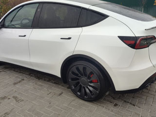 Jante Tesla Model Y Performance Uberturbine 21 + cauciucuri Michelin Sport Pilot foto 3