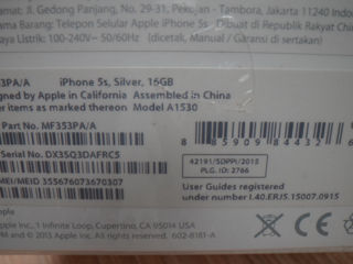 iPhone 5s 16GB Silver Nou, Sigilat, Original cu Documente Incluse - Oportunitate Excepțională! foto 7