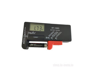 BT168D Digital Battery tester 1.5V-9V Tester digital pentru baterii. foto 2