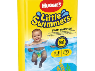 Scutece Huggies pentru apă. Little swimmers
