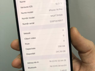 Iphone 14pro 256Gb! 11000lei foto 9