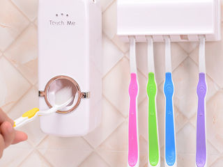 Дозатор для зубной пасты и  держатель щёток.красиво и качественно! foto 1