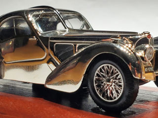 Машинка Модель Моделька Эксклюзив Хром 1/43 Bugatti Coupe Atlantic В Боксе* foto 2