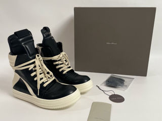 Rick Owens Geobasket black milk